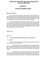 Giáo trình hình thành giai đoạn tăng lãi suất theo tỷ suất lợi tức p1 ppsx