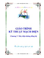 Giáo trình kỹ thuật điện- Chương 7: Máy điện không đồng bộ pps