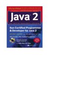 Sun certified programmer developer for java 2 study guide phần 1 doc
