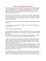 Unicode trong VB6 và MS Access pot