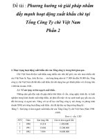 Đề tài : Phương hướng và giải pháp nhằm đẩy mạnh hoạt động xuất khẩu chè tại Tổng Công Ty chè Việt Nam Phần 2 pdf