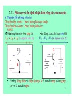 Kỹ thuật điện tử ( GV Nguyễn Văn Hân ) - Phần 3 pdf