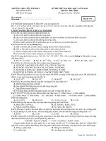 KÌ THI THỬ ĐẠI HỌC ĐỢT 1 NĂM 2011 Môn thi : HOÁ HỌC - Mã đề 194 pot