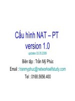 thuyết trình cấu hình NAT – PT version 1.0