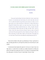 VĂN HOÁ TRONG TIẾN TRÌNH LỊCH SỬ CON NGƯỜI doc