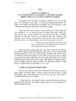 TÀI LIỆU HUẤN LUYỆN AN TOÀN, VỆ SINH LAO ĐỘNG CHO NGƯỜI SỬ DỤNG LAO ĐỘNG - BÀI 3 pptx