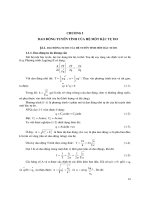 Lý thuyết dao động - Chương 1 pdf