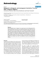 Retrovirology Review BioMed Central Open Access Raltegravir, elvitegravir, and metoogravir: the docx