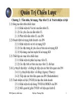 Slide Quản Trị Chiến Lược: Chương 2 : Tầm nhìn - Sứ mạng pps