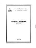công ty cổ phần sông đà 1.01 báo cáo tài chính quý 2 năm 2011 toàn công ty