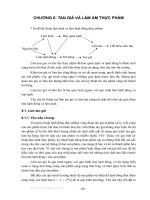 BÀI GIẢNG KỸ THUẬT LẠNH ( ThS. Trần Thế Truyền ) - CHƯƠNG 6 docx