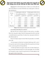 Giáo trình hình thành quy trình phân tích nguyên lý biến động của chi phí vật liệu từ định mức tiêu hao p1 docx