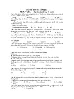 ĐỀ THI THỬ ĐH NĂM 2011 MÔN: VẬT LÍ ppt