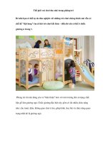 Thế giới vui chơi thu nhỏ trong phòng trẻ pps