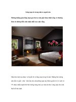 Lãng mạn từ trong nhà ra ngoài sân pot