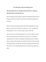 Thay đổi khí hậu và kiến trúc không gian sống pptx