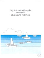 Nghệ thuật xếp giấy Nhật Bản cho người mới học part 2 doc