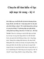 Chuyên đề tìm hiểu về lạc nội mạc tử cung – kỳ 4 pdf