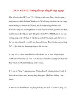 [VC++ 6.0 MFC] Hướng dẫn tạo đồng hồ chạy ngược ppt