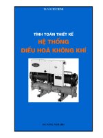 tính tóan thiết kế hệ thống điều hòa không khí