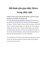 i hình nền giao diện Metro trong nháy mắt potx