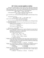 PP TĂNG GIẢM KHỐI LƯỢNG pptx