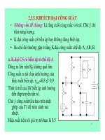 Kỹ thuật điện tử ( GV Nguyễn Văn Hân ) - Phần 4 pptx