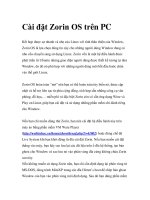 Cài đặt Zorin OS trên PC pot
