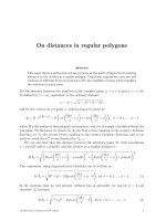 Mathematical Reflections 5 (2010) On distances in regular polygons Abstract