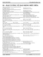 CÂU HỎI ĐẠI CƯƠNG VỀ DAO ĐỘNG ĐIỀU HÒA ppt