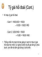 Bài giảng: Rủi ro trong hoạt động của ngân hàng_p4 doc