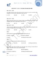 Bài tập Co2 So2 với dung dịch kiềm pptx