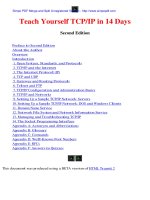 Teach Yourself TCP/IP in 14 Days Second Edition phần 1 potx
