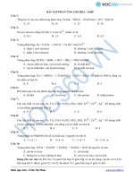 Bài tập oxi hóa khử ppsx