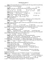 ĐỀ KIỂM TRA HOÁ 12 pps