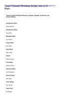 sams teach Yourself windows Script Host in 21 Days phần 1 ppt