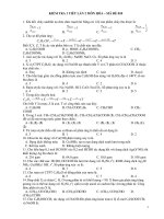 KIỂM TRA 1 TIẾT LẦN 2 MÔN HÓA – MÃ ĐỀ 010 docx