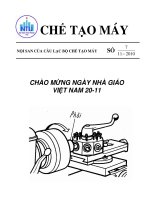 TẬP SAN CLB CHẾ TẠO MÁY 7 ppt
