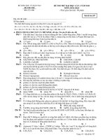 ĐỀ THI THỬ ĐẠI HỌC LẦN 1 NĂM 2011 MÔN: HÓA HỌC ppt