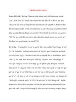 Y học cổ truyền kinh điển - sách Linh Khu: THIÊN 8: BẢN THẦN ppsx