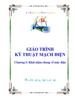 Giáo trình kỹ thuật mạch điện- Chương 5: Khái niệm chung về máy điện docx