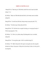 Y học cổ truyền kinh điển - sách Linh Khu: THIÊN 35: TRƯỚNG LUẬN docx