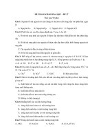 ĐỀ THAM KHẢO HÓA HỌC - ĐỀ 17 potx