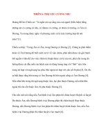 Y học cổ truyền kinh điển - sách Linh Khu: THIÊN 6: THỌ YẾU CƯƠNG NHU pot