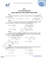 ĐỀ 1 LÍ THUYẾT CÔNG SUẤT MẠCH ĐIỆN KHÔNG PHÂN NHÁNH pot