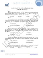 Bài tập bảo toàn khối lượng trong các bài toán hữu cơ pps