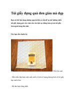 Túi giấy đựng quà đơn giản mà đẹp pdf