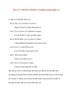 Bài số 14 : PRESENT PERFECT pot