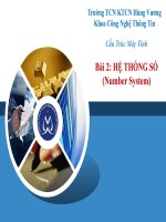 Bai giang He thong so - Final pot