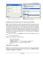 THIẾT KẾ BIỂU MẪU DÙNG CÁC ĐIỀU KHIỂN - CHỈ ĐỊNH VỊ TRÍ CƠ SỞ DỮ LIỆU - 5 ppsx